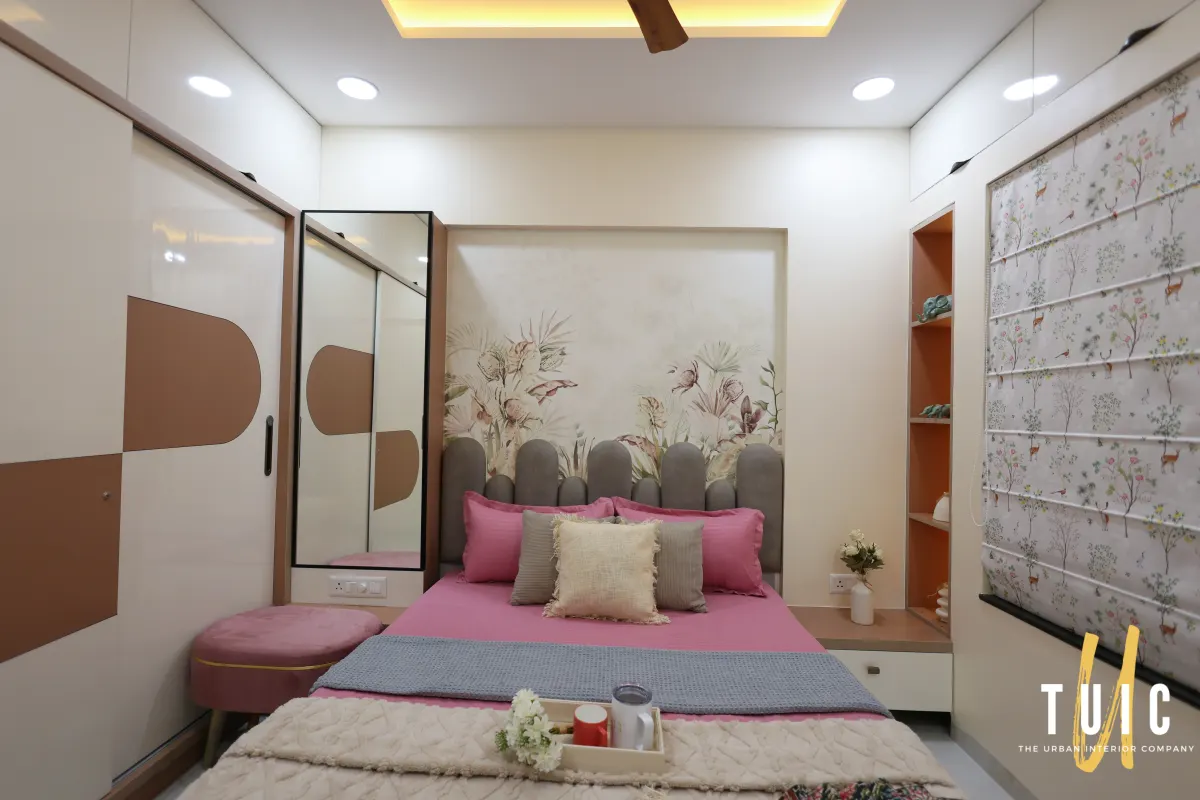 Bedroom — Floral Mural