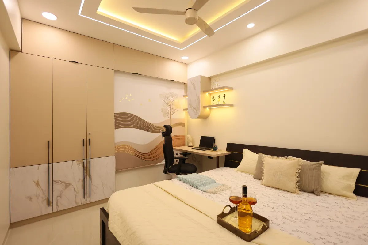 Bedroom — Study Nook & Mural