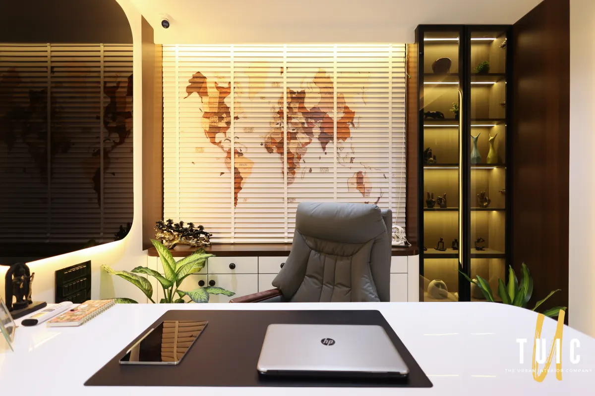 Home Office — World Map Wall