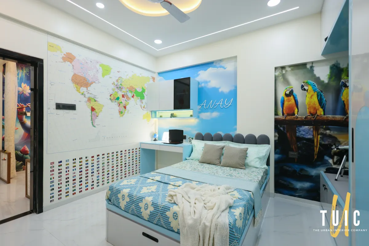 Kids' Bedroom — World Explorer Theme